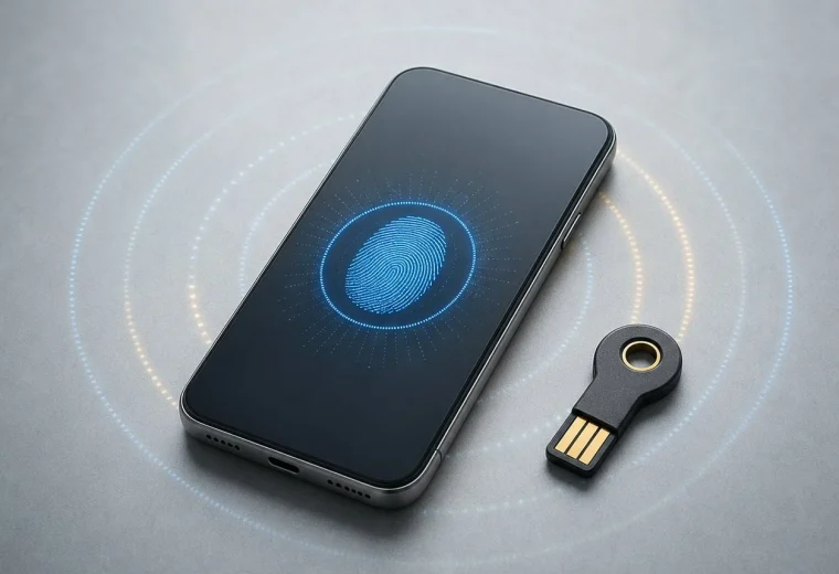 Смартфон із біометричним ключем доступу
