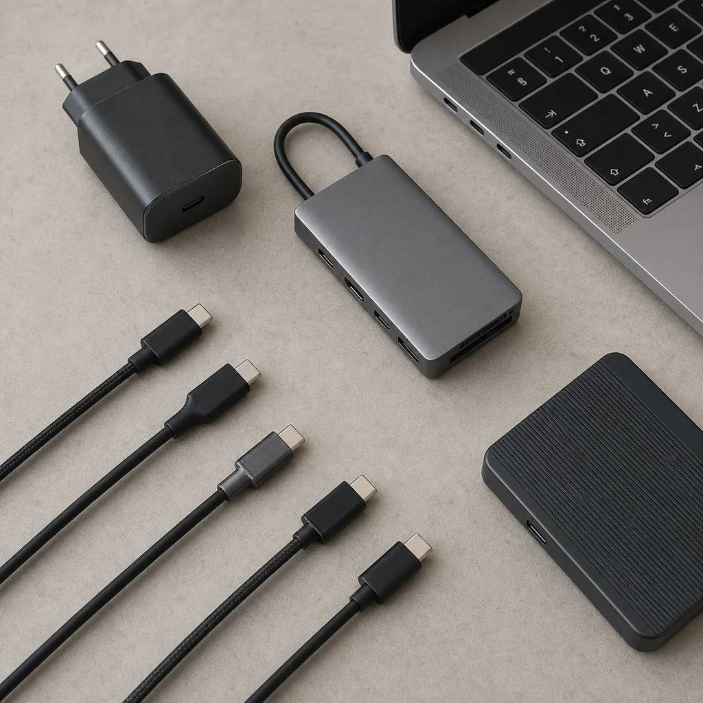 Кабелі й пристрої з роз’ємами USB Type-C